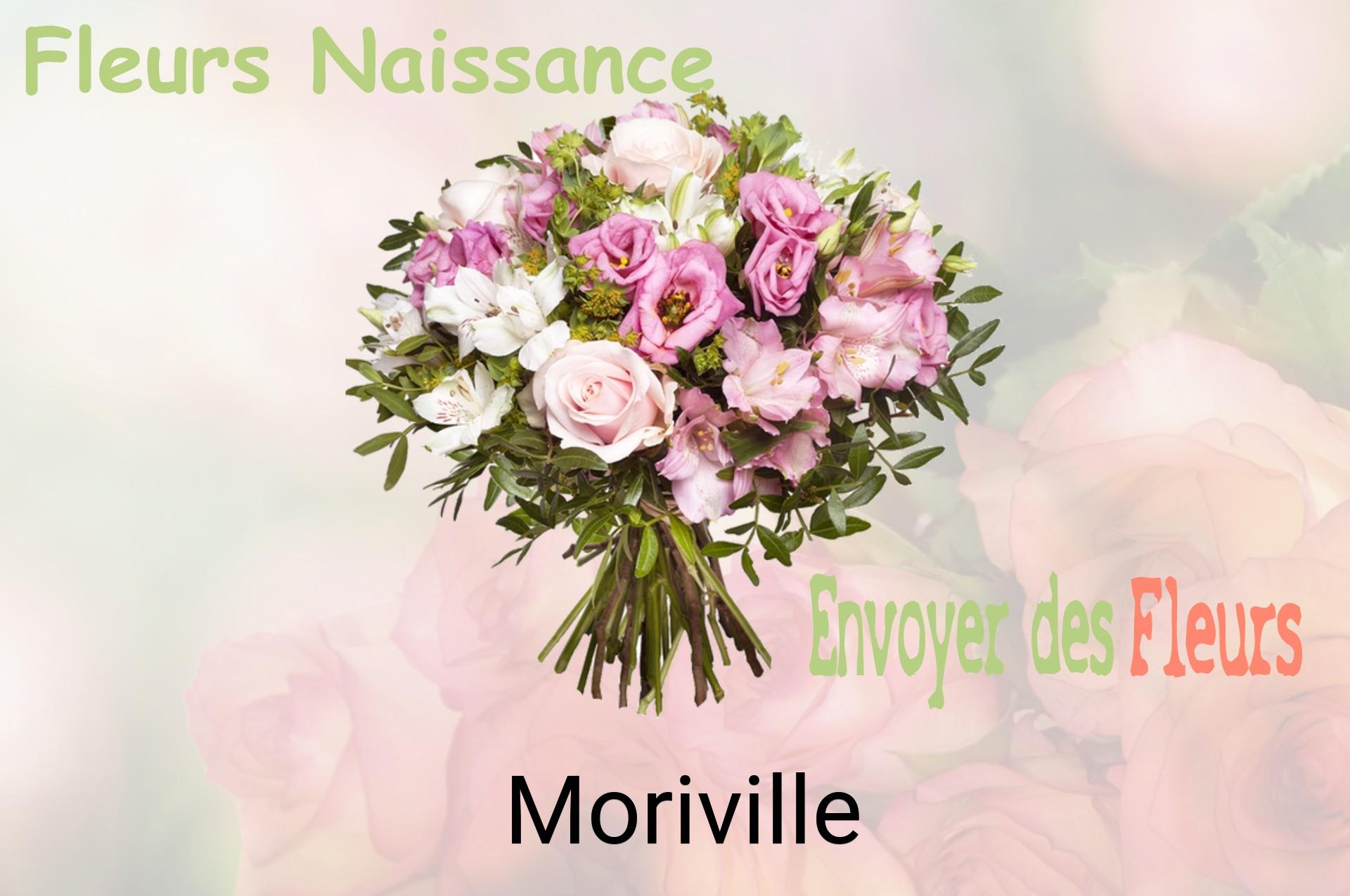Bouquet de fleurs de naissance livré à Moriville
